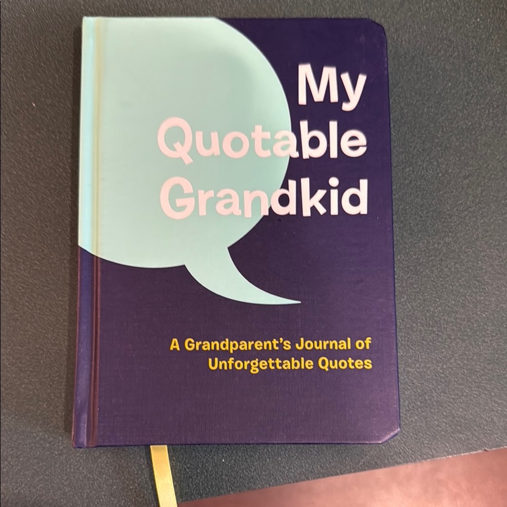 My Quotable Grandkid Journal - Purple